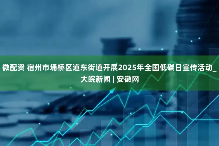 微配资 宿州市埇桥区道东街道开展2025年全国低碳日宣传活动_大皖新闻 | 安徽网